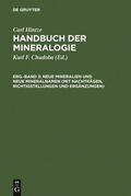 Hintze / Chudoba |  Neue Mineralien und neue Mineralnamen (mit Nachträgen, Richtigstellungen und Ergänzungen) | Buch |  Sack Fachmedien