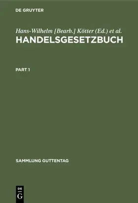 Heymann / Kötter |  Handelsgesetzbuch | Buch |  Sack Fachmedien