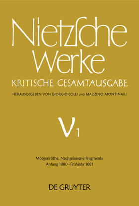 Nietzsche / Colli / Montinari |  Morgenröthe. Nachgelassene Fragmente Anfang 1880 - Frühjahr 1881 | Buch |  Sack Fachmedien