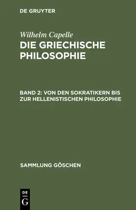 Müller | Von den Sokratikern bis zur hellenistischen Philosophie | Buch | 978-3-11-001909-4 | www.sack.de