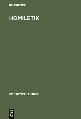 Homiletik | Buch | 978-3-11-002655-9 | sack.de