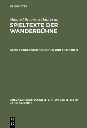 Brauneck |  Engelische Comedien und Tragedien | Buch |  Sack Fachmedien