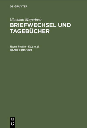 Becker |  Bis 1824 | Buch |  Sack Fachmedien