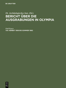 Kunze | Herbst 1958 bis Sommer 1962 | Buch | 978-3-11-003255-0 | www.sack.de