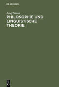 Simon |  Philosophie und linguistische Theorie | Buch |  Sack Fachmedien