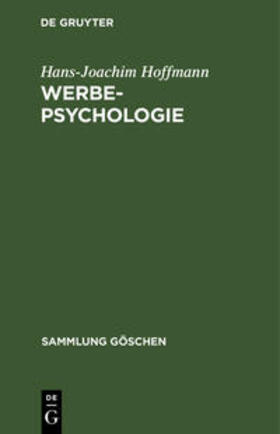 Hoffmann | Werbepsychologie | Buch | 978-3-11-004023-4 | sack.de