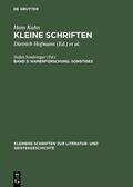 Kuhn / Hofmann / See |  Namenforschung. Sonstiges | Buch |  Sack Fachmedien