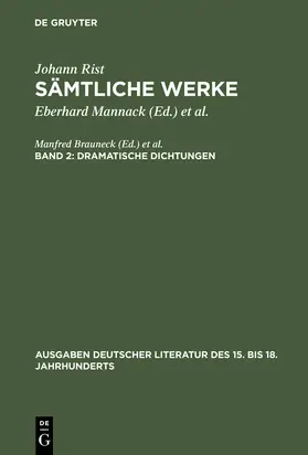 Mannack |  Dramatische Dichtungen | Buch |  Sack Fachmedien