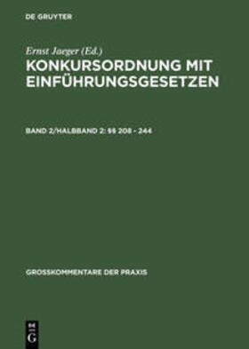 Weber / Klug / Jahr | §§ 208 - 244 | Buch | 978-3-11-004412-6 | sack.de