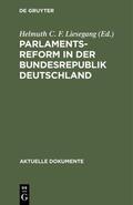 Liesegang |  Parlamentsreform in der Bundesrepublik Deutschland | Buch |  Sack Fachmedien