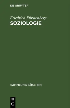 Fürstenberg |  Soziologie | Buch |  Sack Fachmedien