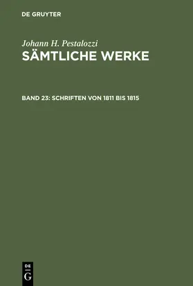 Dejung |  Schriften von 1811 bis 1815 | Buch |  Sack Fachmedien