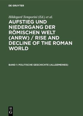 Haase / Temporini |  Politische Geschichte (Allgemeines) | Buch |  Sack Fachmedien