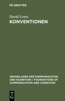 Lewis |  Konventionen | Buch |  Sack Fachmedien