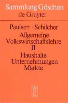 Paulsen |  Haushalte, Unternehmungen, Märkte | Buch |  Sack Fachmedien