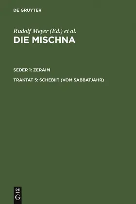 Correns |  Schebiit (Vom Sabbatjahr) | Buch |  Sack Fachmedien