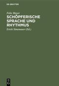 Mayer / Simenauer |  Schöpferische Sprache und Rhythmus | Buch |  Sack Fachmedien