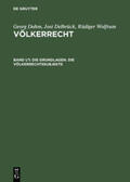 Delbrück / Dahm / Wolfrum |  Die Grundlagen. Die Völkerrechtssubjekte | Buch |  Sack Fachmedien