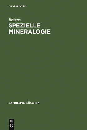 Brauns / Chudoba | Spezielle Mineralogie | Buch | 978-3-11-006060-7 | sack.de