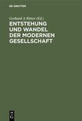 Ritter |  Entstehung und Wandel der modernen Gesellschaft | Buch |  Sack Fachmedien