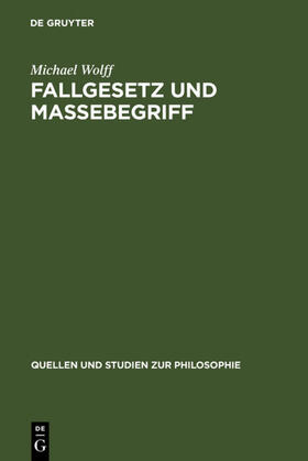 Wolff |  Fallgesetz und Massebegriff | Buch |  Sack Fachmedien