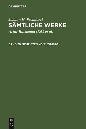 Silber / Dejung |  Schriften von 1818-1820 | Buch |  Sack Fachmedien