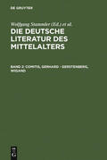 Keil / Stammler / Worstbrock |  Comitis, Gerhard - Gerstenberg, Wigand | Buch |  Sack Fachmedien