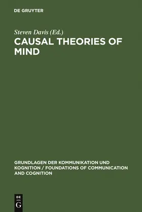 Davis |  Causal Theories of Mind | Buch |  Sack Fachmedien