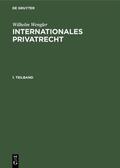 Wengler |  Internationales Privatrecht | Buch |  Sack Fachmedien