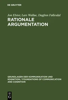 Elster / Walløe / Føllesdal |  Rationale Argumentation | Buch |  Sack Fachmedien