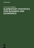 Sandblom |  Elementary Statistics for Business and Economics | Buch |  Sack Fachmedien