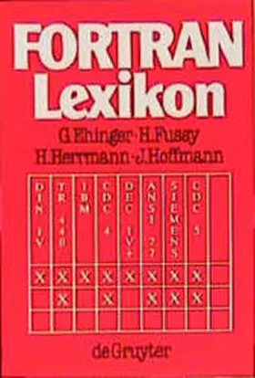  FORTRAN-Lexikon | Buch |  Sack Fachmedien