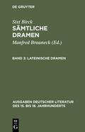 Birck / Wacht / Brauneck |  Lateinische Dramen | Buch |  Sack Fachmedien
