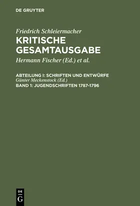 Meckenstock |  Jugendschriften 1787-1796 | Buch |  Sack Fachmedien