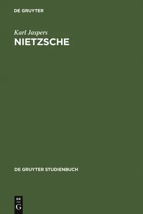 Jaspers |  Nietzsche | Buch |  Sack Fachmedien