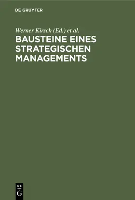 Roventa / Kirsch |  Bausteine eines Strategischen Managements | Buch |  Sack Fachmedien