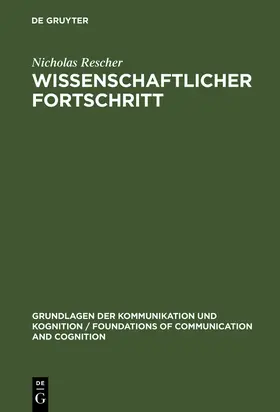 Rescher |  Wissenschaftlicher Fortschritt | Buch |  Sack Fachmedien