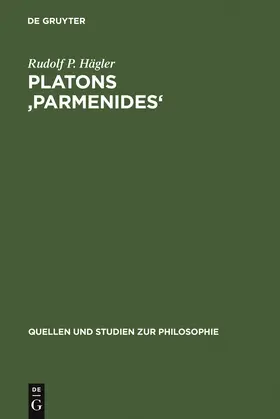 Hägler | Platons 'Parmenides' | Buch | 978-3-11-009599-9 | www.sack.de