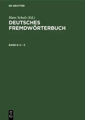 Hoppe / Kirkness / Grebe |  U - Z | Buch |  Sack Fachmedien