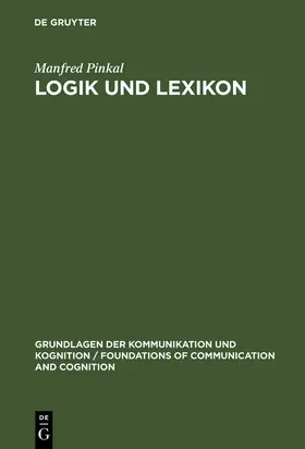 Pinkal | Logik und Lexikon | Buch | 978-3-11-010002-0 | sack.de