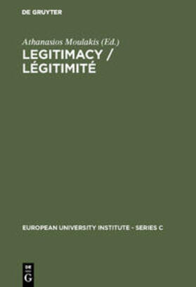Moulakis | Legitimacy / Légitimité | Buch | 978-3-11-010063-1 | sack.de