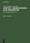 Grumach / Goethe |  Goethe, J: 1800-1805 | Buch |  Sack Fachmedien