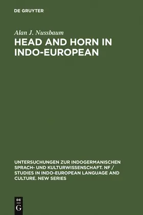 Nussbaum |  Head and Horn in Indo-European | Buch |  Sack Fachmedien