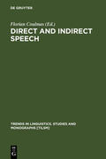 Coulmas |  Direct and Indirect Speech | Buch |  Sack Fachmedien