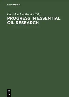 Brunke |  Progress in Essential Oil Research | Buch |  Sack Fachmedien