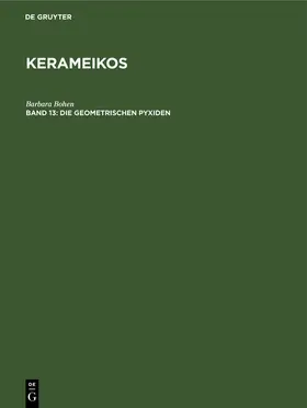 Bohen |  Die geometrischen Pyxiden | Buch |  Sack Fachmedien