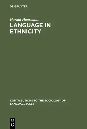 Haarmann |  Language in Ethnicity | Buch |  Sack Fachmedien