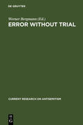 Bergmann |  Error Without Trial | Buch |  Sack Fachmedien