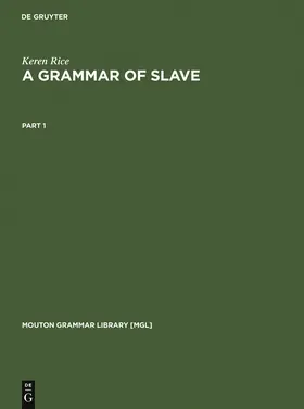 Rice |  A Grammar of Slave | Buch |  Sack Fachmedien