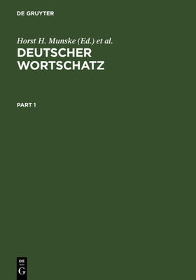 Munske / Hildebrandt / Polenz |  Deutscher Wortschatz | Buch |  Sack Fachmedien